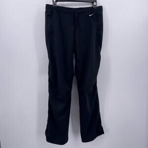 Nike Sz S Black FitDry Lightweight Activewear Pants Relaxed Fit Comfort Stretch